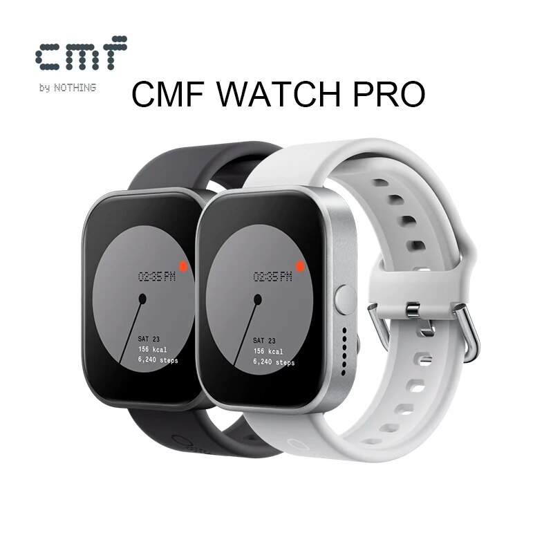  Global Version CMF by Nothing Watch Pro 1.96" AMOLED Bluetooth 5.3 BT Calls with AI Noise Reduction GPS Smartwatch 