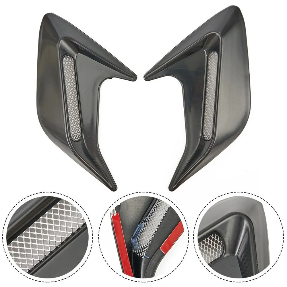 2Pcs Car Side Air Vent Modification Ventilation Grille Cover Side