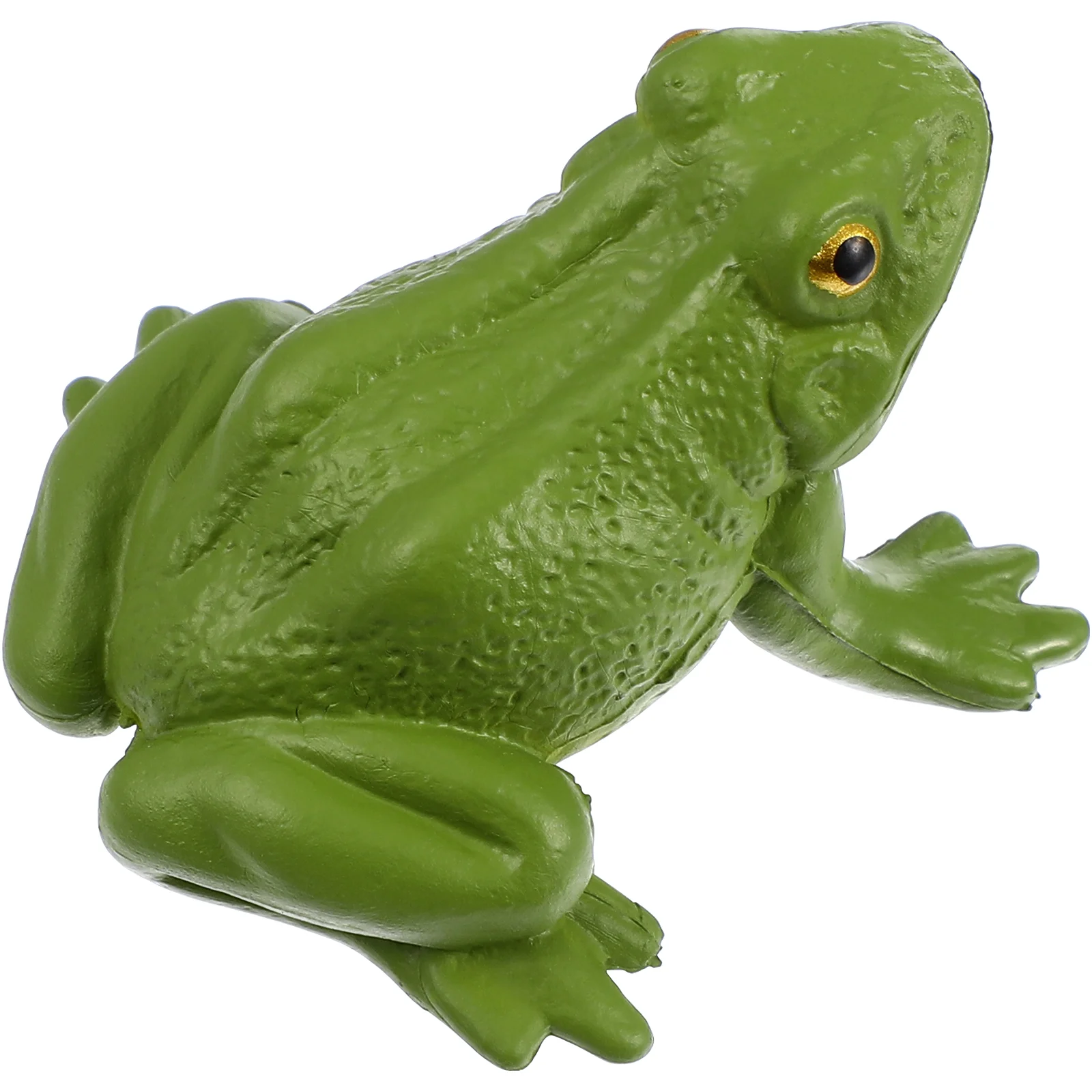 

Small Frog Figurine Lifelike Animal Figurine Fake Frog Model Toy Garden Miniature Landscape Ornament