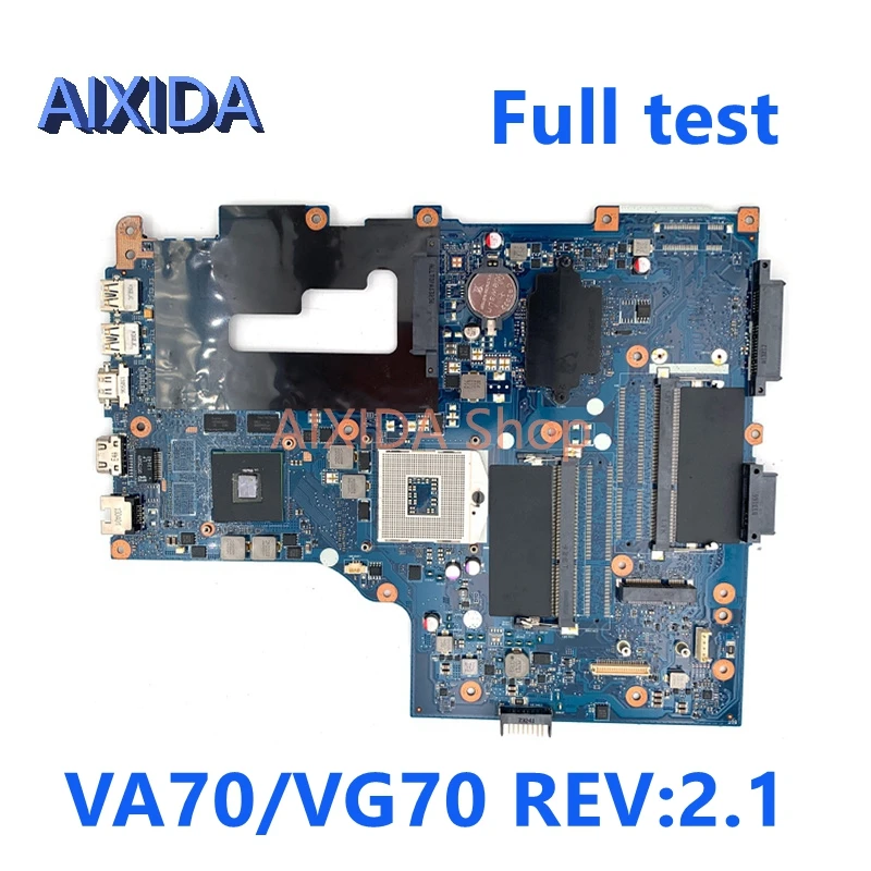 

AIXIDA VA70/VG70 REV: 2,1 NBM6P11001 материнская плата для ноутбука ACER ASPIRE Φ материнская плата полный тест