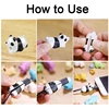 1 PCs Data Cable Protective Cover Cartoon Animal Creative Universal Data Cable Fixer Durable, Anti-breaking and Not Falling off 2