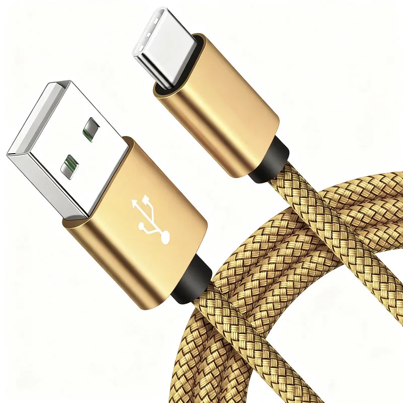 Nylon Braided USB A to iPhone Fast Charger Cord