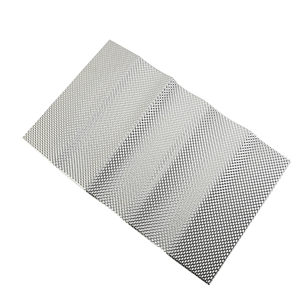 1 Stück Geprägter Aluminium-Hitzeschutz 300mm X 500mm Turbo-Krümmer Auspuff Elektrischer Motorrad-Auspuff Hitzeschutz – Detail 8