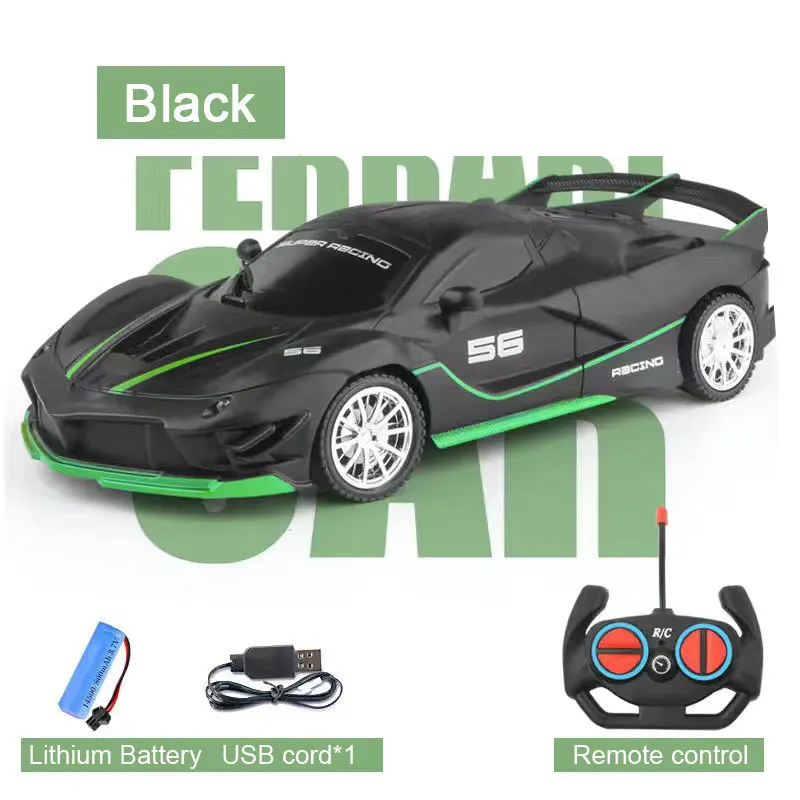 1:18 controle remoto corrida drift spray esporte carro 6ch 30 minutos 360-degree  rotação simulação de luz música alta velocidade rc carro brinquedo do miúdo  - AliExpress