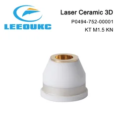 LEEOUKC Laser Ceramic 3D P0494-752-00001 KT M1.5ins KN Ceramic Part Nozzle Holder High Quality OEM Support
