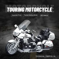 Gold Wing Touring Motorbike Model Building Blocks Technical 1:5 Scale Motorcycle Bricks Desk Decoration Assembly Set Kids Toys 1