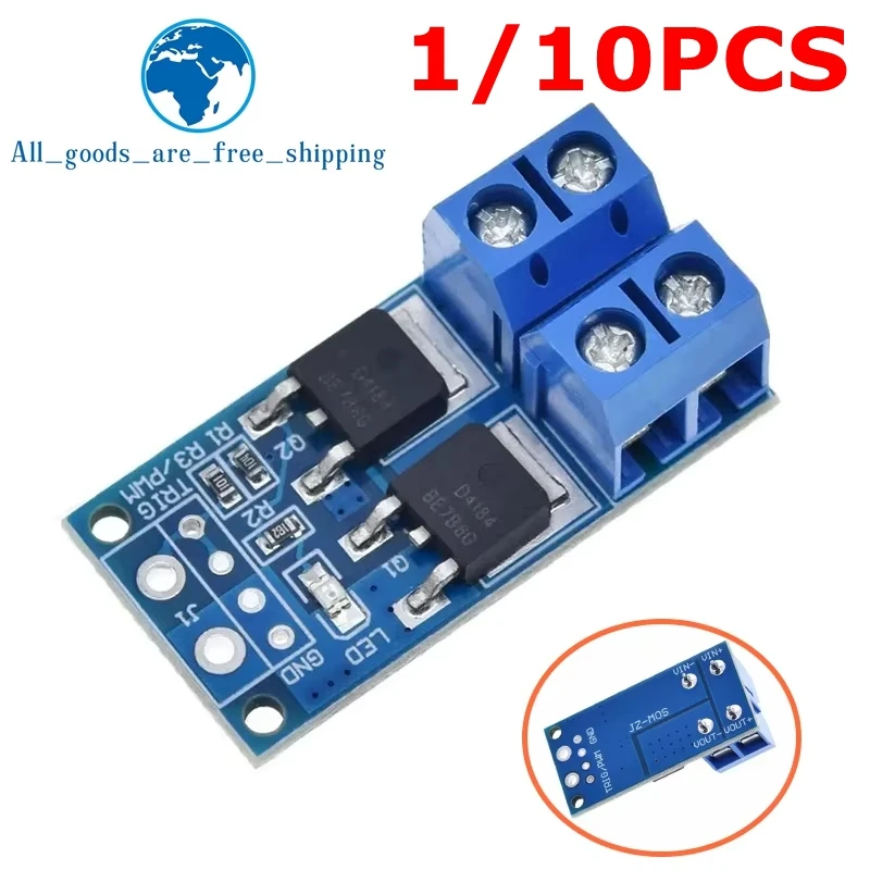 Ad Alta Potenza Mosfet MOS Tubo Grilletto Modulo Di Azionamento PWM Regolazione Interruttore Elettronico Scheda Di Controllo - Foto 7