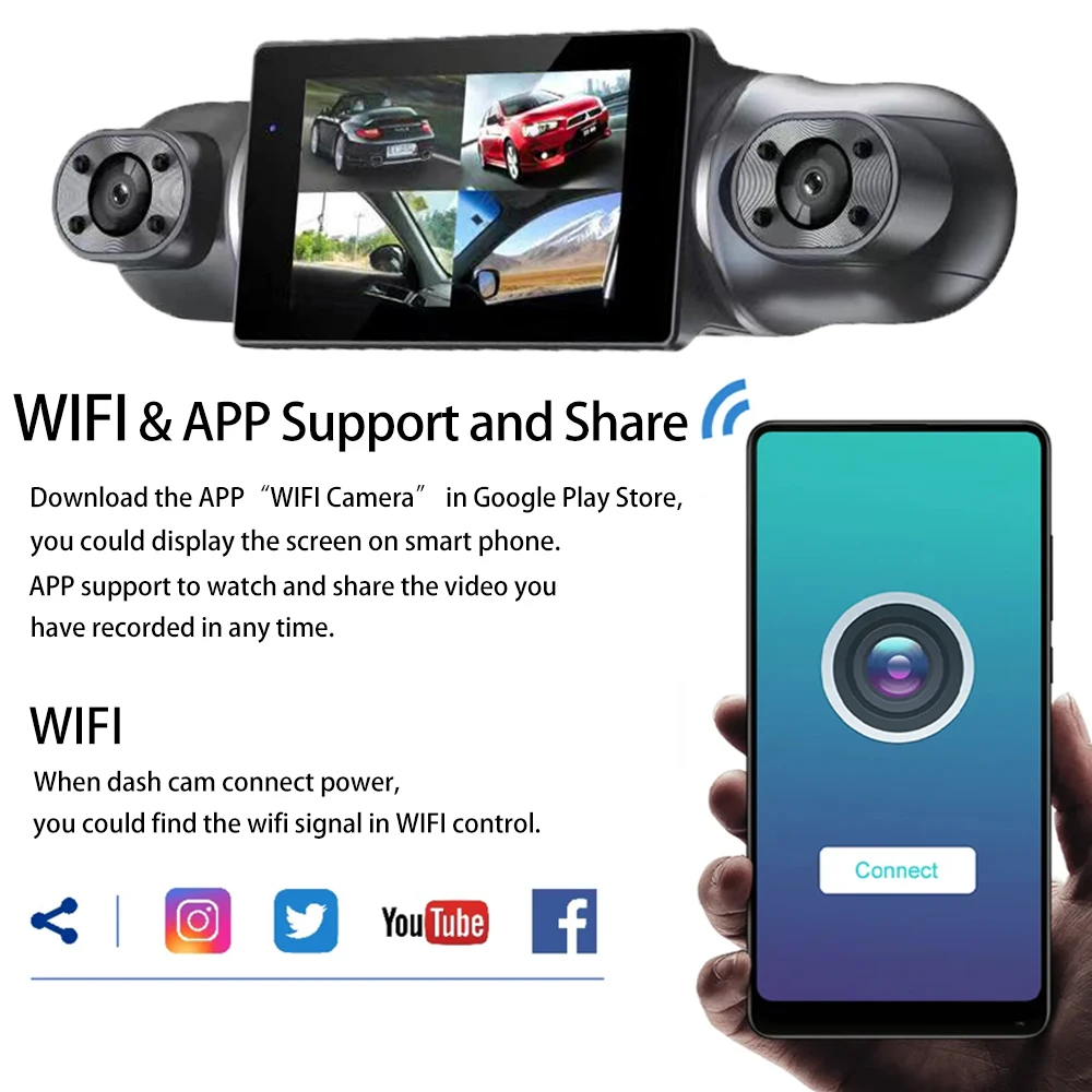  DVR ķ, 4 ä HD ú ī޶,  , , GPS, 24 ð  , Ʈ   ڽ, 4x1080P