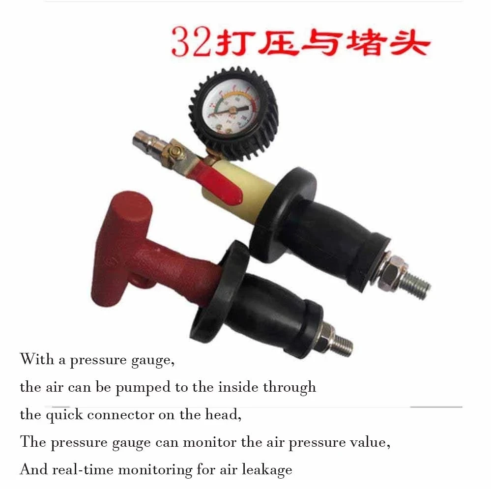 

2 шт./компл. проверка утечки трубки давления с резиновой заглушкой автомобильного радиатора прижимной Инструмент для обнаружения утечки