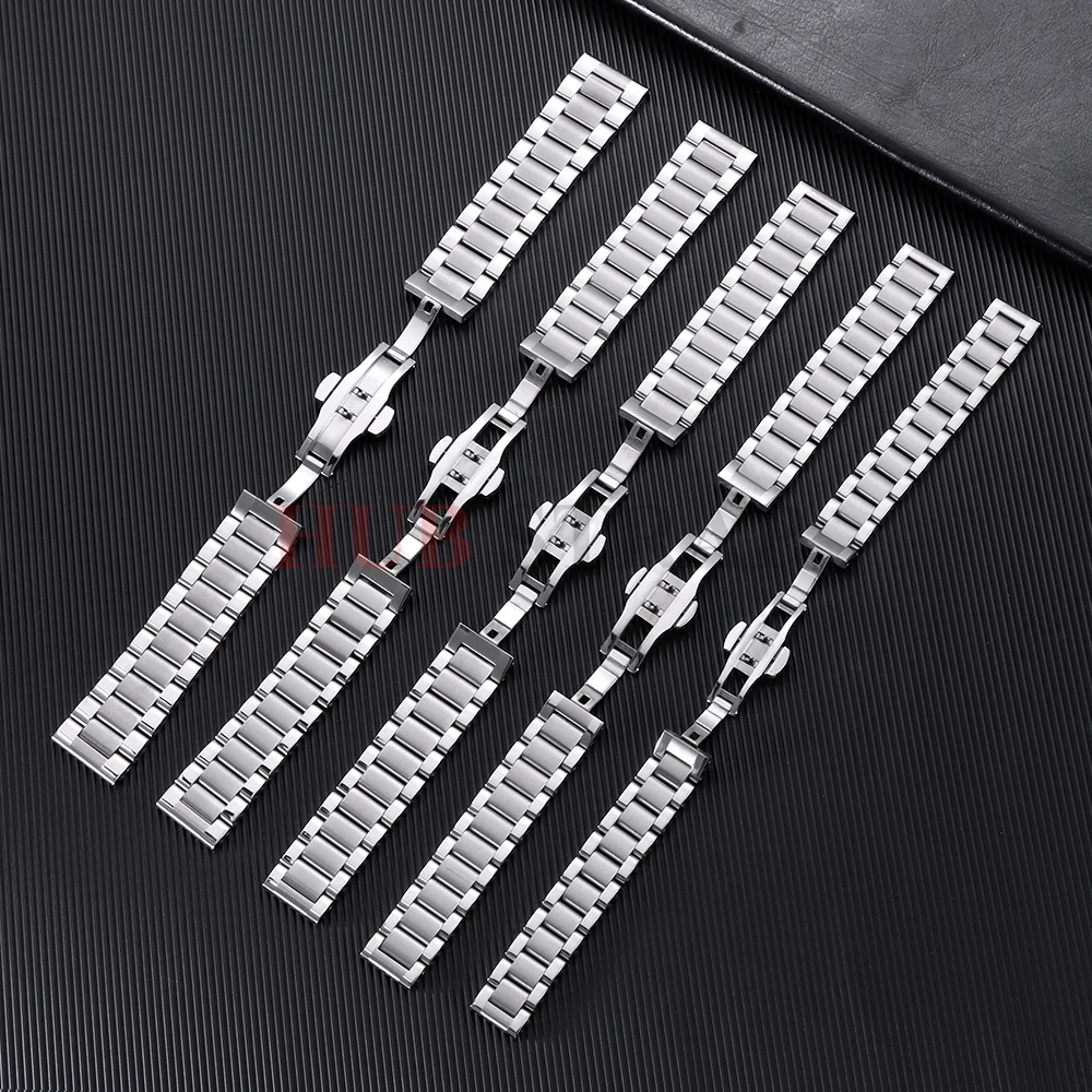 Stainless Steel Solid Metal Watchband Bracelet with Tool