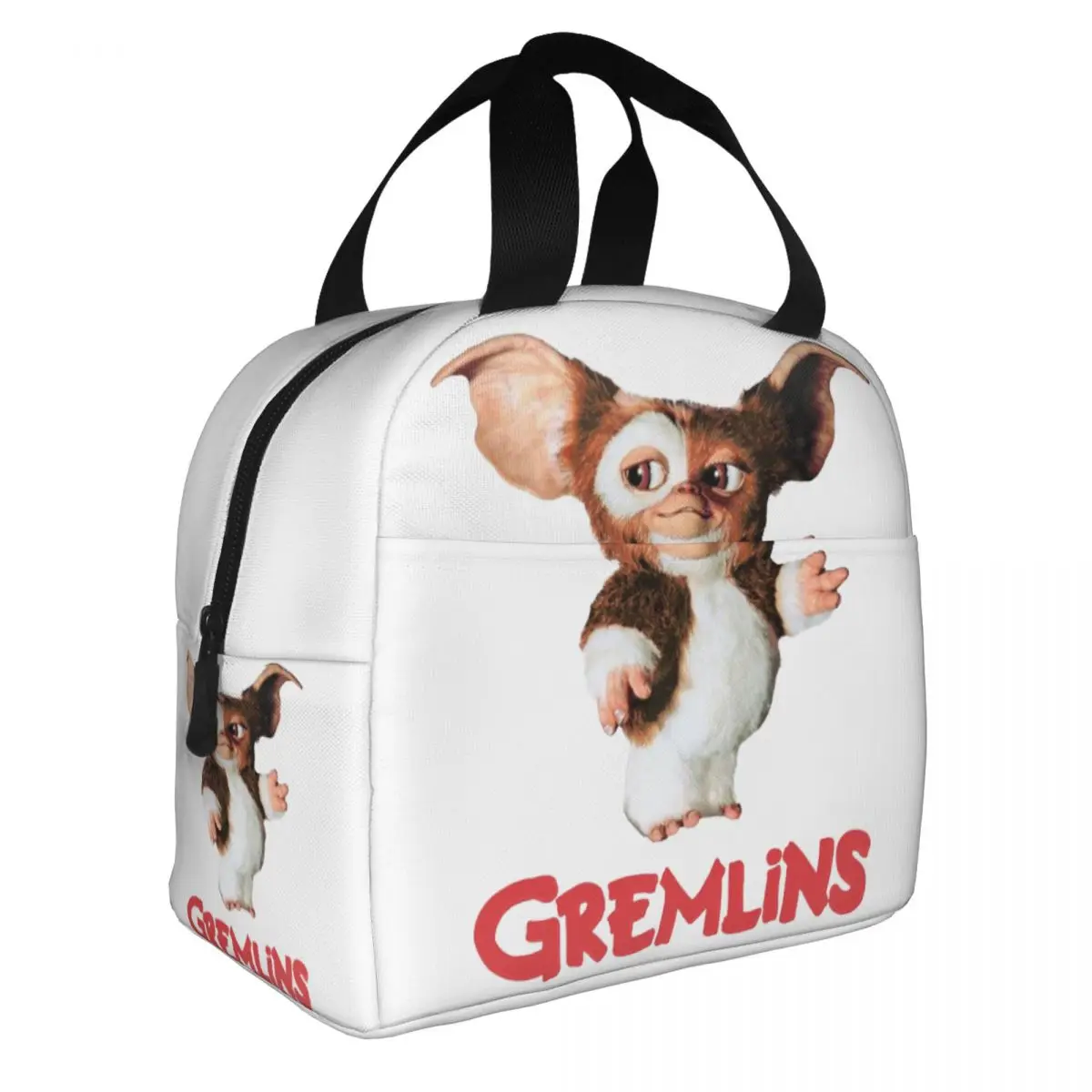 

Gizmo изолированная сумка для ланча Monster Gremlin 80-х годов с ужасным рождественским фильмом контейнер для еды Термосумка сумка для ланча