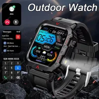 2025 For Huawei Xiaomi Military Smartwatch GPS Men Flashlight Waterproof Outdoor Sport Tracker HD Bluetooth Call Smart Watch New 1