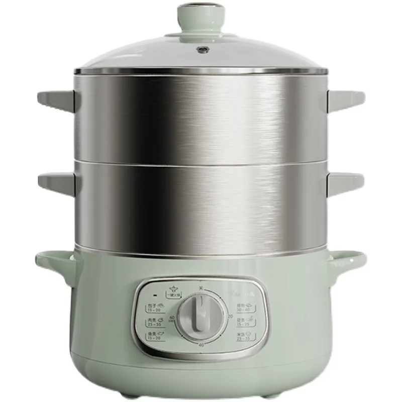 Home-appliance Bear/ Bear Electric Steamer DZG-D80G5 Household Timing Double Stainless Steel Steamer Small Electric Hot Pot 5