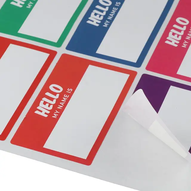 Etichette Adesive 'Ciao Io Sono' - 120 Pezzi Per Eventi E Riunioni - Foto 2