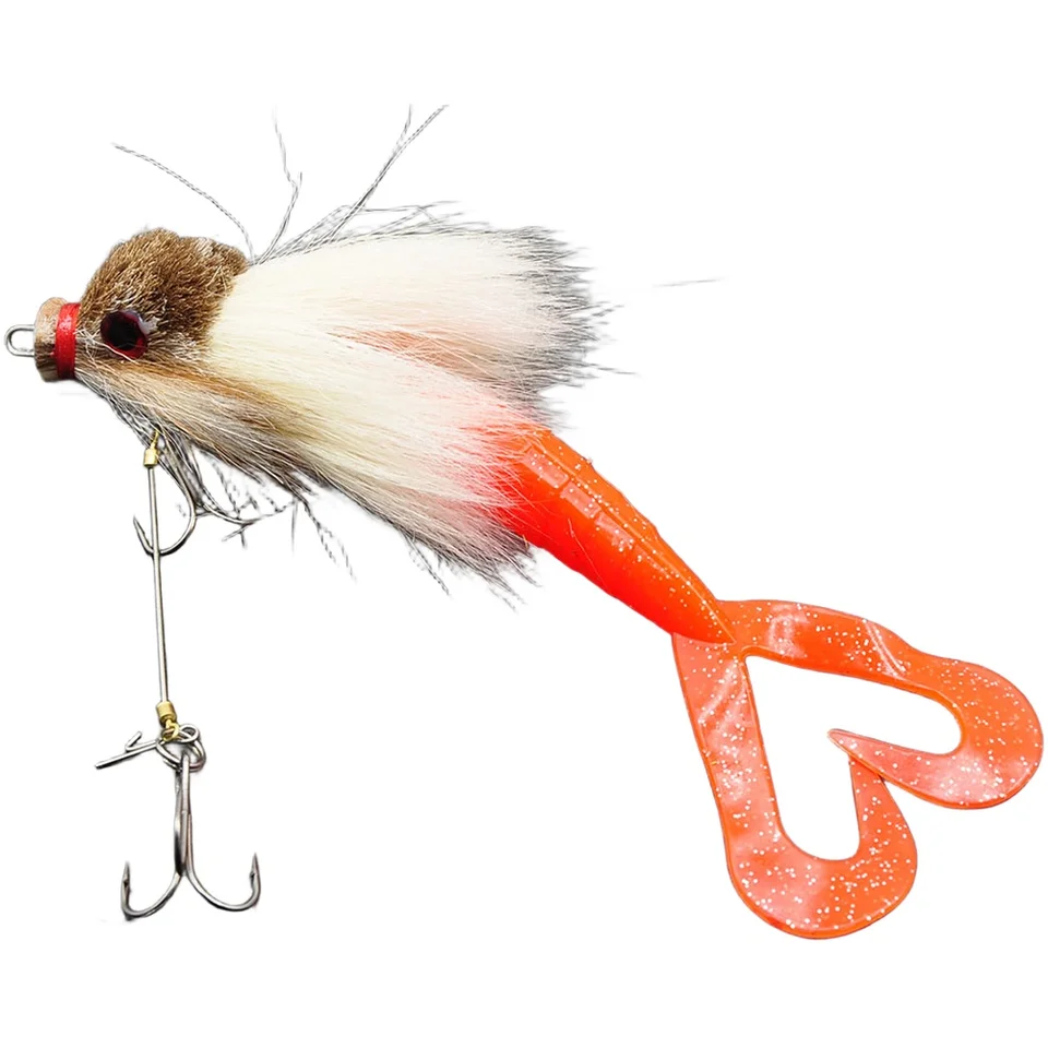 Spinpoler Big Saltwater Pike Mouse Fishing Bait 22cm/85g Swimbait Fishing Lure Soft Artificial Fly Fishing For Pike Bass Fishing