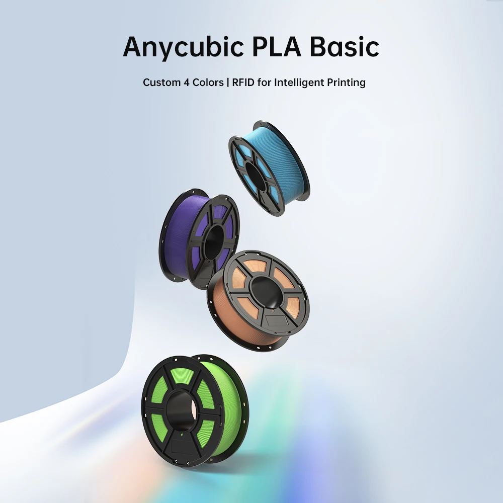 ANYCUBIC 3D Printer Filament PLA Multicolour 1.75mm Eco-friendly Plastic Rubber Material For FDM 3D Printer K3 Combo S1C