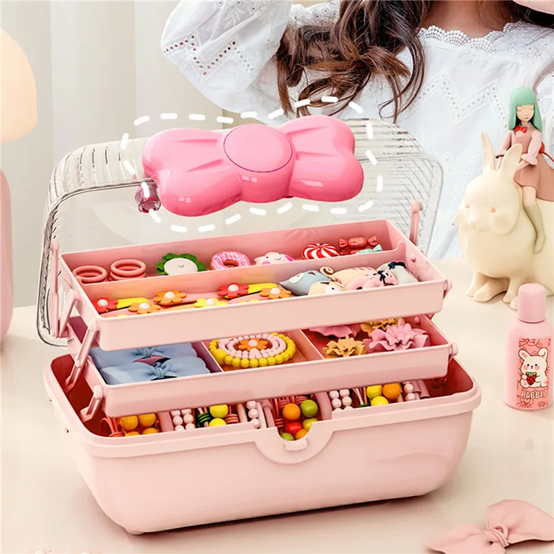 3 Layers Plastic Portable Storage Box Multipurpose Organizer and Storage  Case for Art Craft and Cosmetic Handled Storage Box - AliExpress