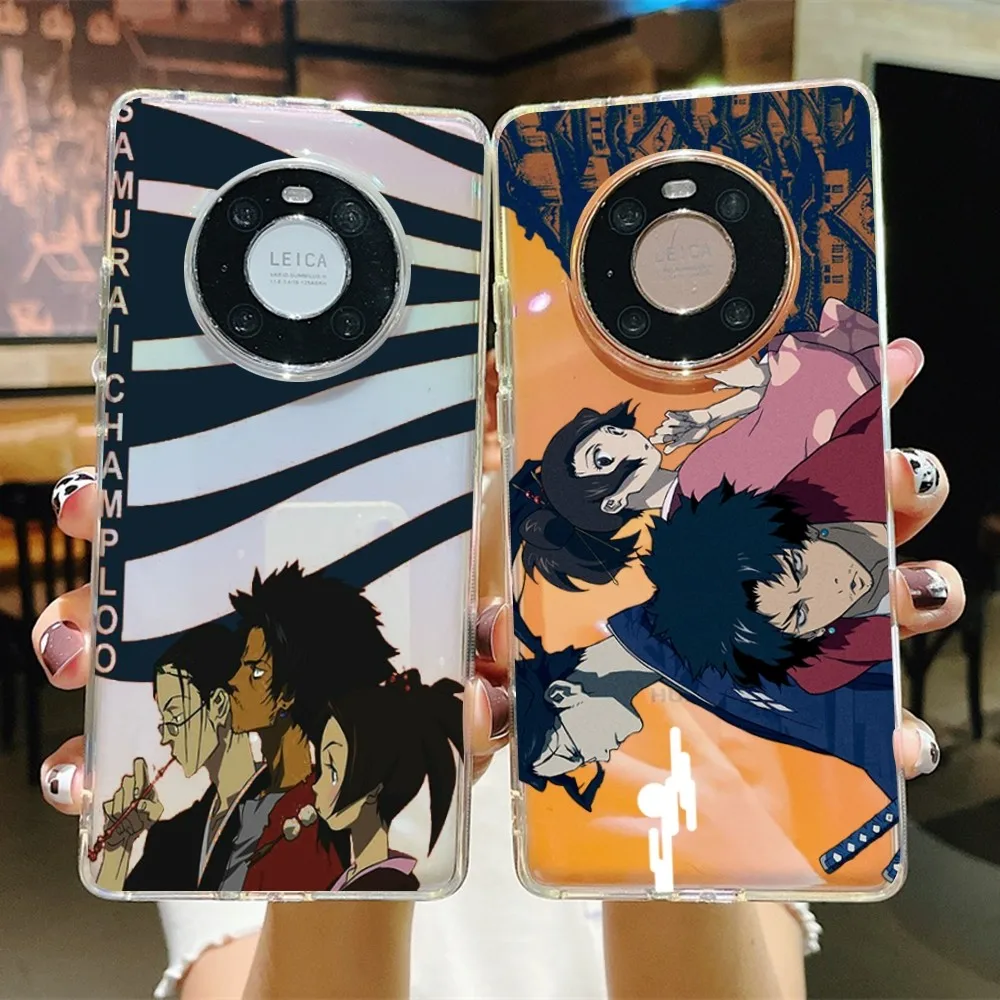 Anime Samurai Champloo Phone Case For Samsung S10 20 22 23 A10 40 For Xiaomi10 Note10 For Huawei P50 20 Honor60 70