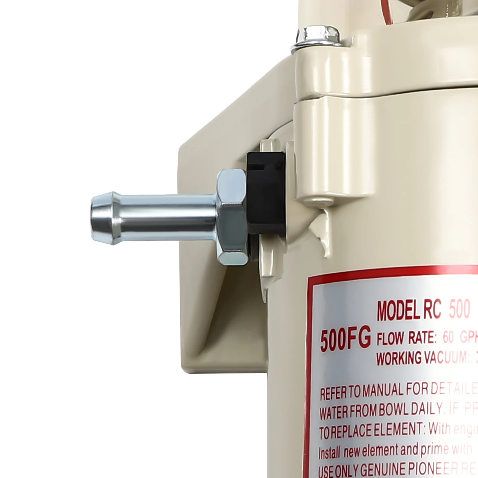 500FG 500FH 227 L/60 gal/H Dieselkraftstofffilter Wasserabscheider Diesel Marine LKW Benzinfilter Öl Wasser mit Schraube – Detail 8