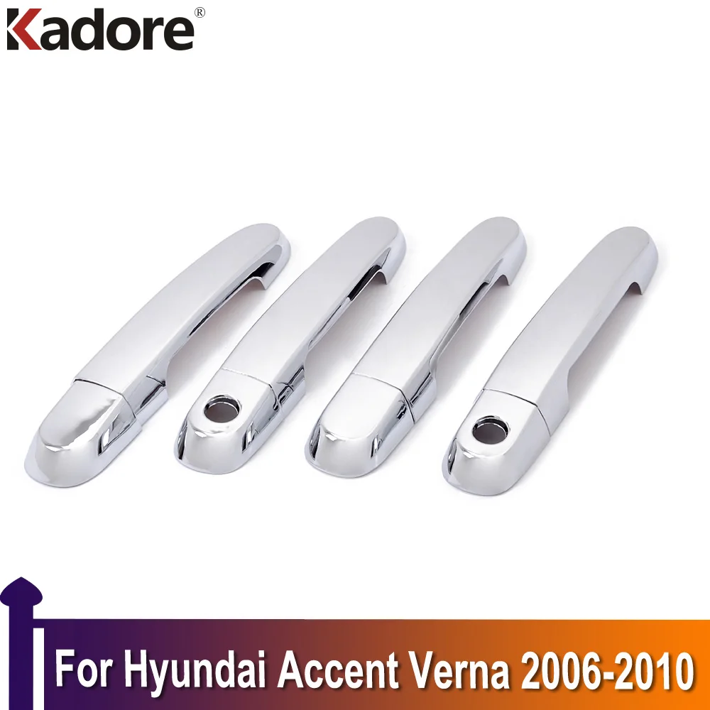 Стайлинг автомобиля крышка боковой дверной ручки для Hyundai Accent Verna 2006 2007 2008 2009 2010 ABS