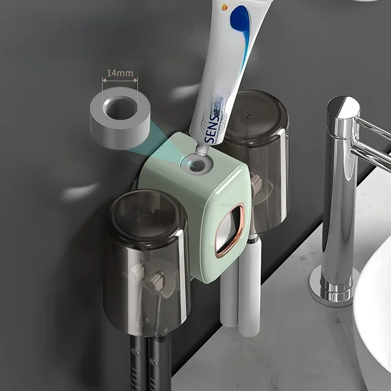 Crab Grab StAider Wall-Mounted Toothbrush Holder With Automatic ...