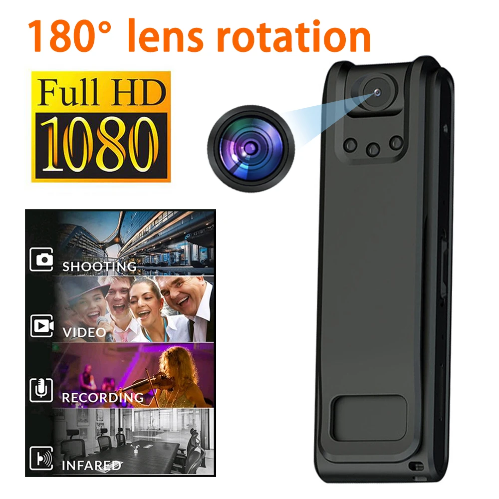 Full Hd 1080P Sport Dv Mini Macchina Fotografica Videoregistratore Vocale Micro Cam Clip Body Telecamere Di Visione Notturna Motion Videocamere Suppor