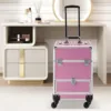 Rolling Makeup Manicure Storage Case Stylish Organizer for Studio or Travelling Nail Technician Artists Cosmetologist Stylist 1