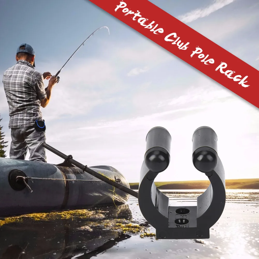 Fishing Rod Holder ABS Plastic Rod Clips Storage Rack Clamps