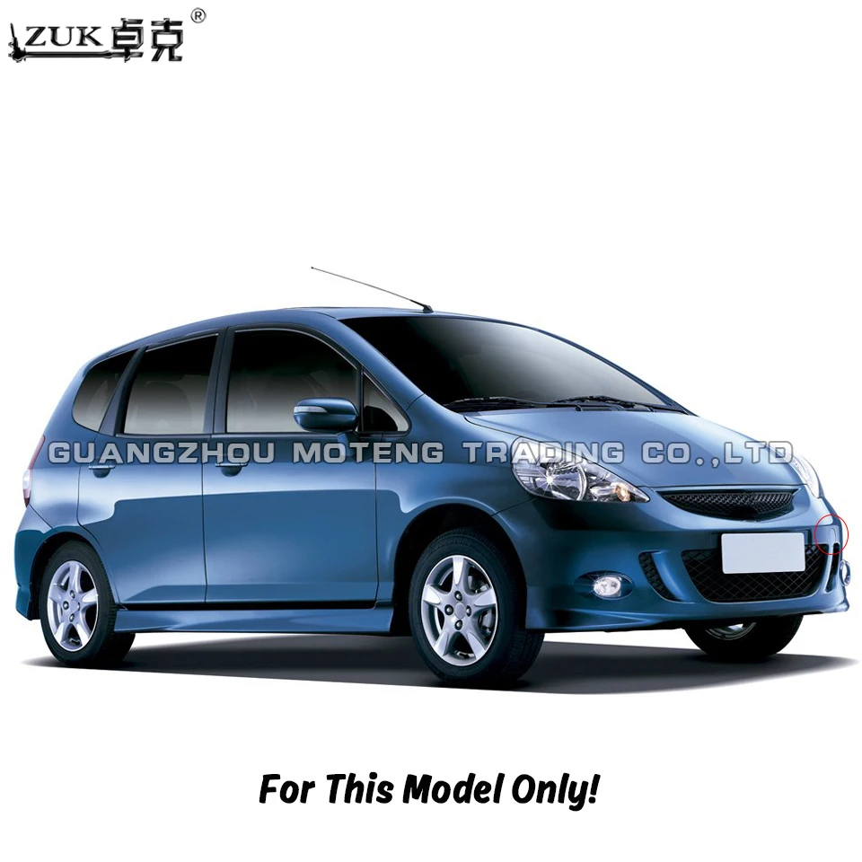 ZUK Front Bumper Towing Hook Cover For HONDA FIT JAZZ Sport 2008 GD1 GD3 OEM:71104-SAA-Z00 None Painted,car tow hook cover