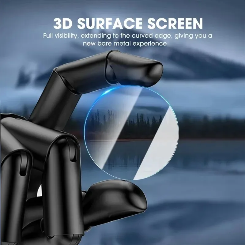 Easy Installation Tempered Glass Screen Protector with Positioning Film Kit