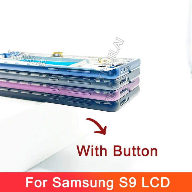 TFT ل S9 LCD مع الإطار لسامسونج S9 عرض LCD تعمل باللمس لسامسونج غالاكسي G960 G960F LCD استبدال محول الأرقام