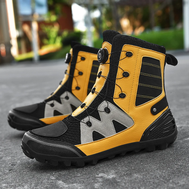 Bicycle Professional Protective Wear-resistant Comfortable Riding Mid-calf Speed Boots Professional Off-road Motorcycle motorcycle boots