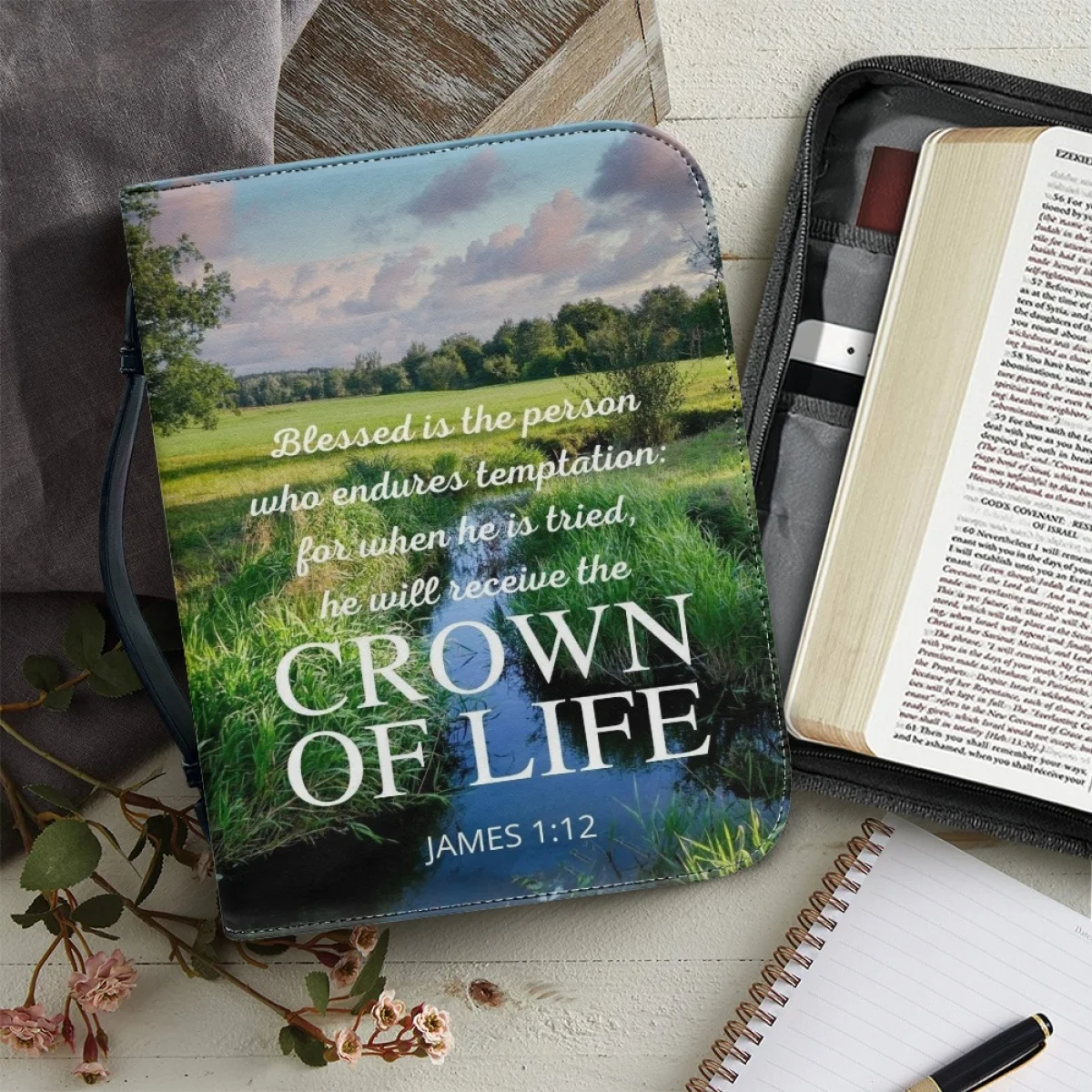 

Женские портативные сумочки из искусственной кожи, чехол для Библии, версии Библии, практичные сумки для хранения, с принтом в виде Библии и гимна для тренировок, христианские Библии