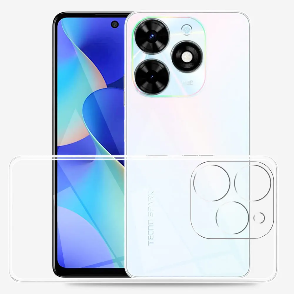 Clear Silicone Soft TPU Case Cover