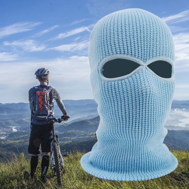 Black Ski Face Mask Men Sun Balaclava Dust Proof for Outdoor Riding Fishing  Headgear, Darkblack, One Size : : Car & Motorbike