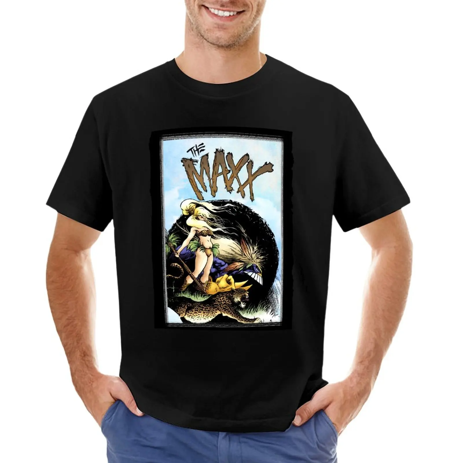 

Outback Maxx and the Leopard Queen T-Shirt vintage t shirt boys t shirts mens t shirt
