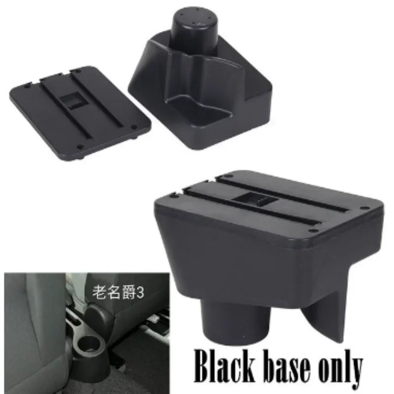 For MorrisGaragesMG3 mg3 armrest box 2007-2016 Double doors open 7USB Centre Console Storage Box Arm Rest