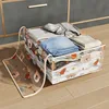 Transparent Cartoon Clothes Quilt Large Storage Bag Zipper Mobile Organizer Baby Room Supplies Storage Bag 1