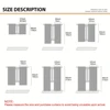 Roman Column Printed Curtain for Home Decor - Rod Pocket Window Treatment for Bedroom, Kitchen, Living Room 6