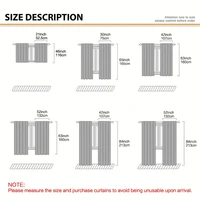 Tiger Printed Curtain for Home Decor - Rod Pocket Window Treatment for Bedroom, Kitchen, Living Room 2