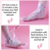 100Pcs Transprent Disposable Foot Bags Detox SPA Covers PE Plastic Foot Film Prevent Infection Chapped Feet Care Pedicure Tools 2