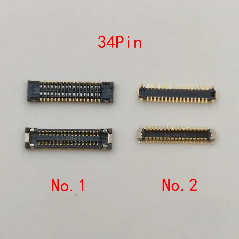 

5-10pcs 34pin LCD Display FPC Connector Screen Flex Contact On Motherboard Mainboard for LG K40s X430 X430EMW LM-X430