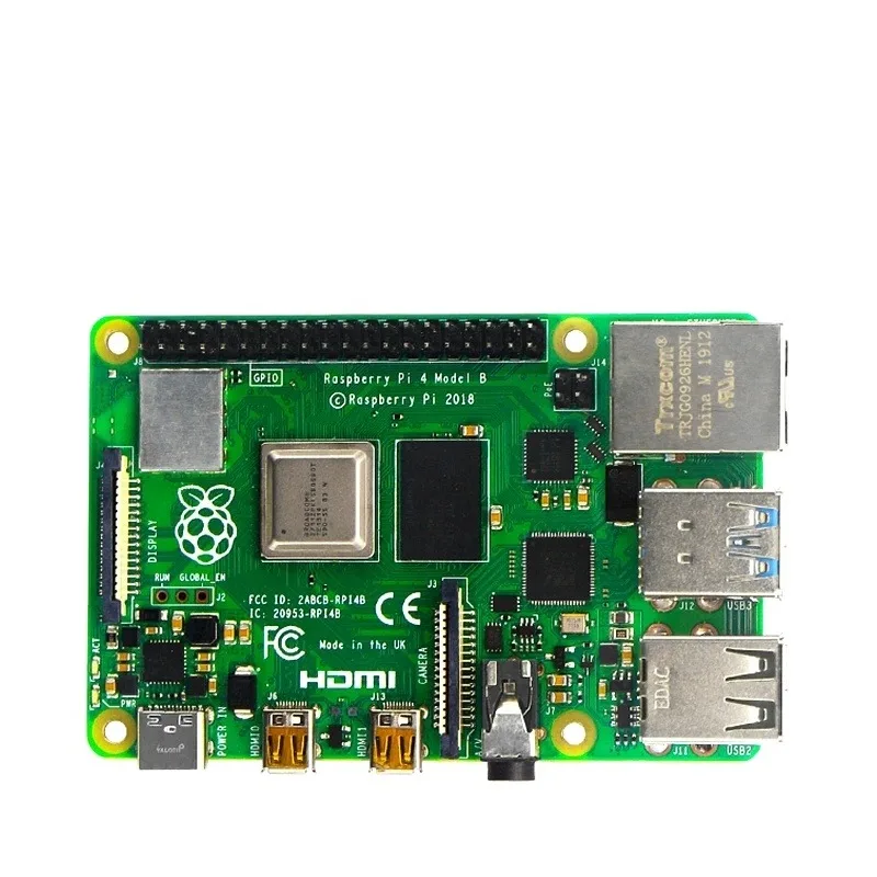 

Оригинальная новейшая Raspberry Pi 4 Model B Pi 4 Dev Board 2 ГБ, 4 ГБ, 8 ГБ ОЗУ, 2,4 ГБ и фонарь Wi-Fi, подходит для 4-ядерного процессора 1. Фонарь hz RPi 4