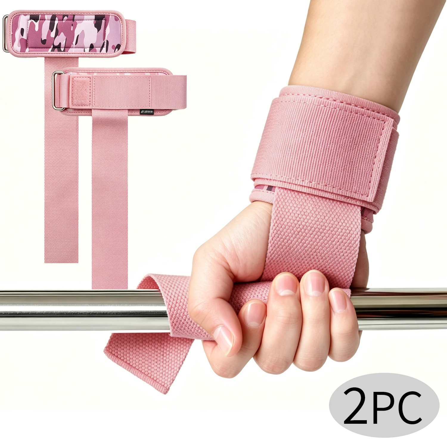 Enhanced Grip Weightlifting Wrist Straps