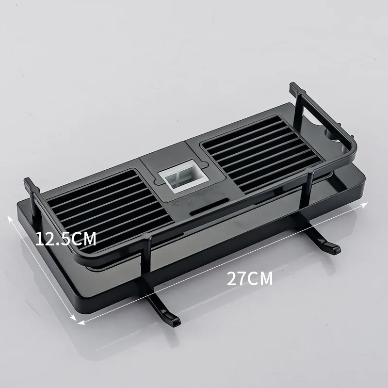 Bathroom Shelf Shower Storage Holder Pole Shelves Shampoo Tray Stand No Drilling Lifting Rod Shower Head Holder Rack Organizer 6