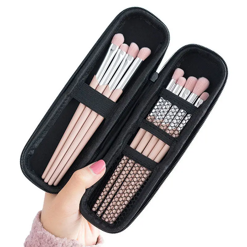 Borstel Cosmetische Case Vrouwen Reizen Eva Hard Shell Box Draagbare Make-Up Kwasten Pouch Meisje Maken Up Tools Organizer Tas