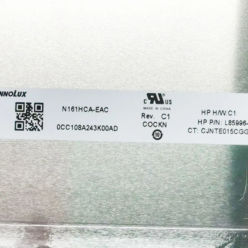 Matriz do Painel Lcd para o Portátil Honra de Huawei Hylr-wfq9 Hlyl-wdq9 Hlyl-wfp9 N161hca Ea3 Eac Ea2 Nv161fhm-n62 N41 N61 Tv161fhm-nh0 - Imagem 2
