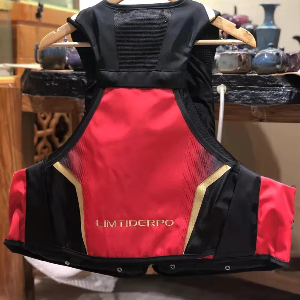 Lixada Gilet de pêche à la mouche réglable multi-poches pour bateau, voile, kayak, sports nautiques