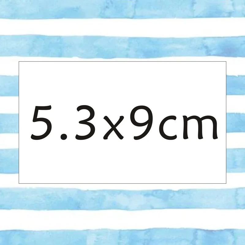5.3x9cm 60pcs