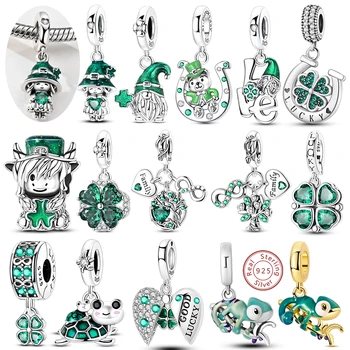 Lucky Clover Silver Charm 1